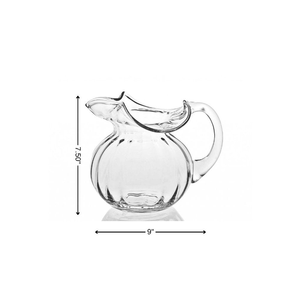 Mouth Blown Glass Pitcher 42 Oz