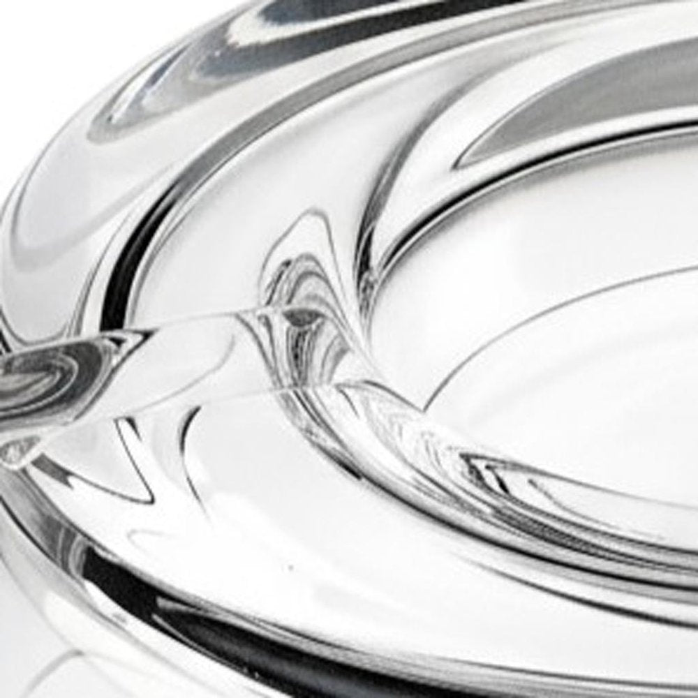 Mouth Blown European Crystal Cigar Ash Tray