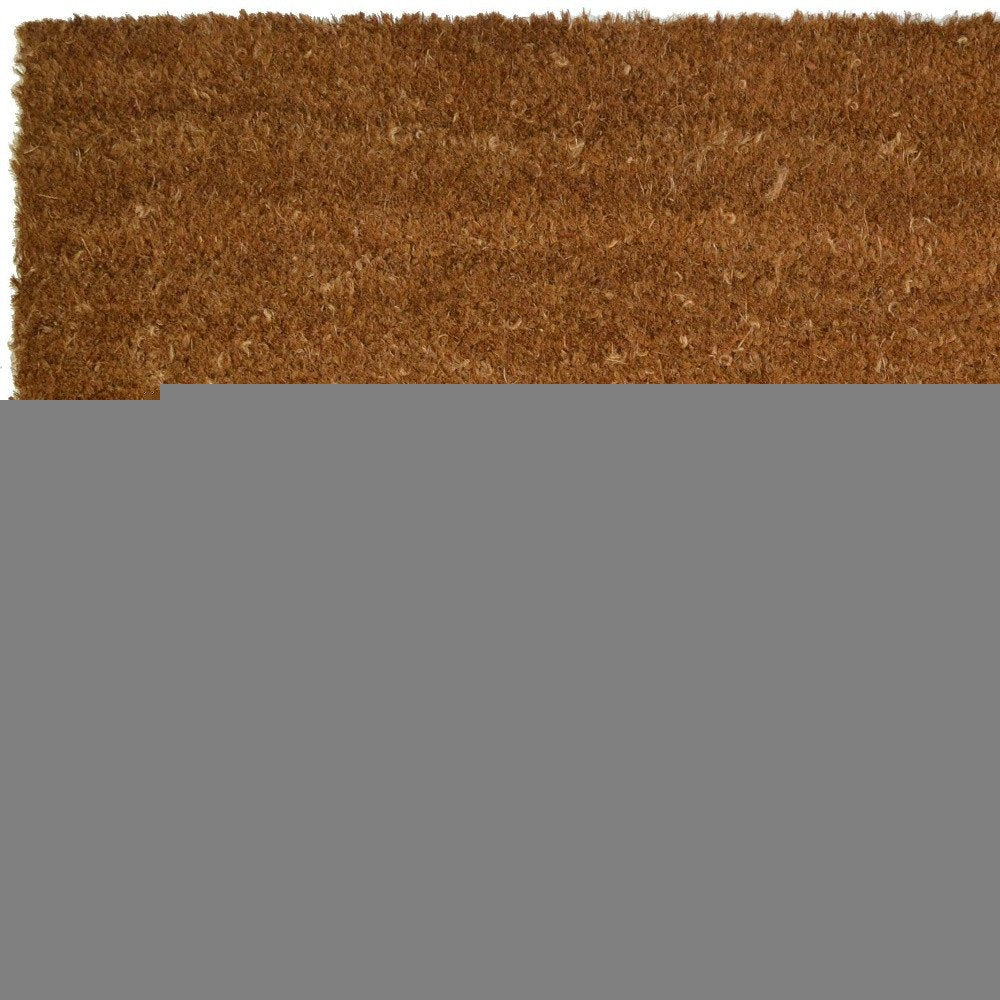 18" X 30" Brown Coir Outdoor Door Mat